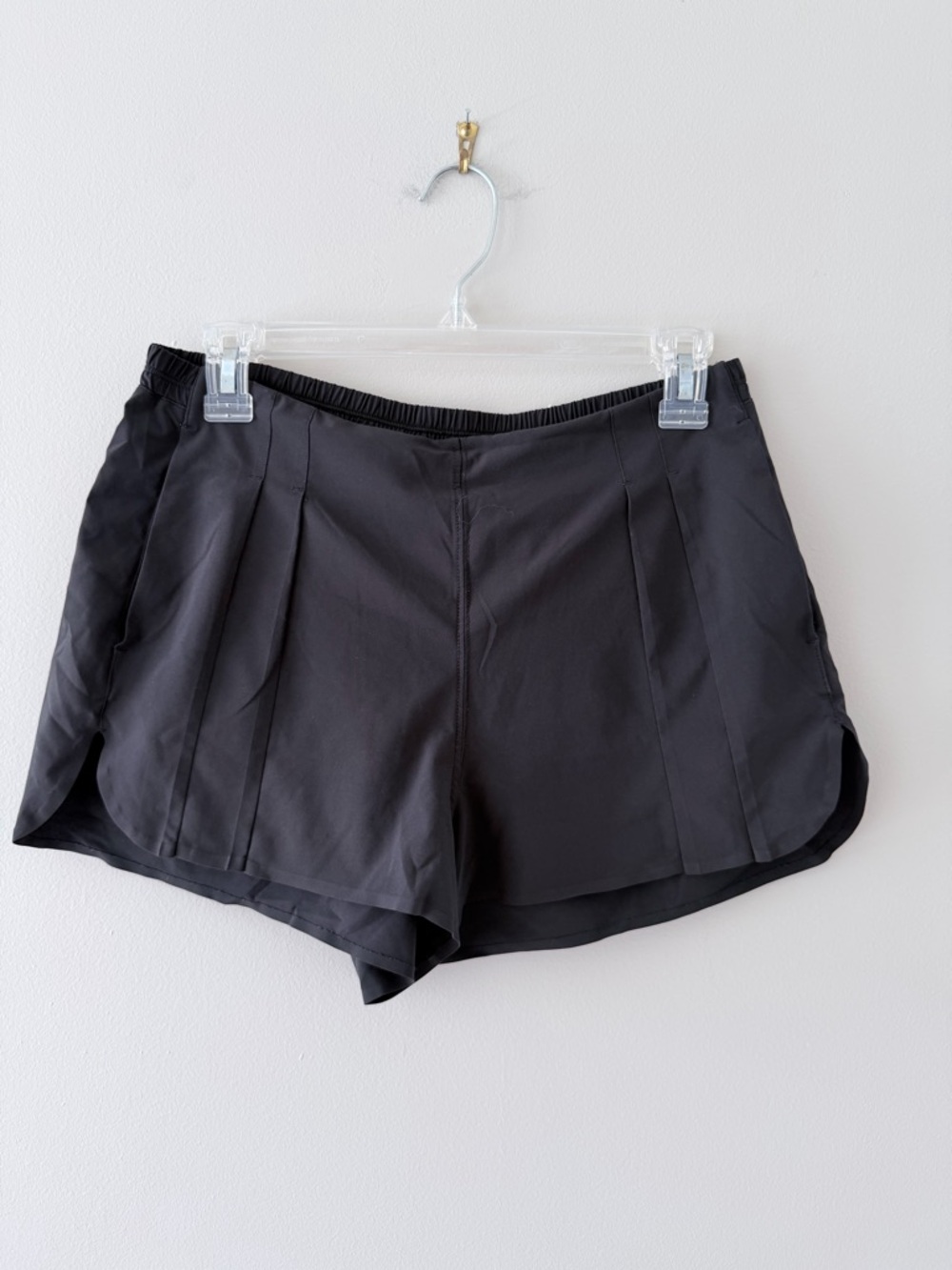 Lululemon Women’s Black Athletic Running Shorts with Lightweight Stretch